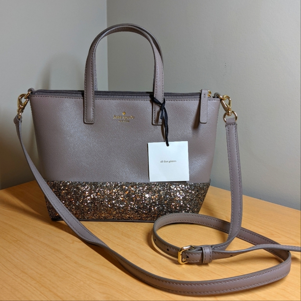 Kate Spade New York Ina Greta Court Glitter Purse